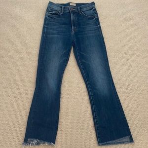 Mother the insider crop step fray